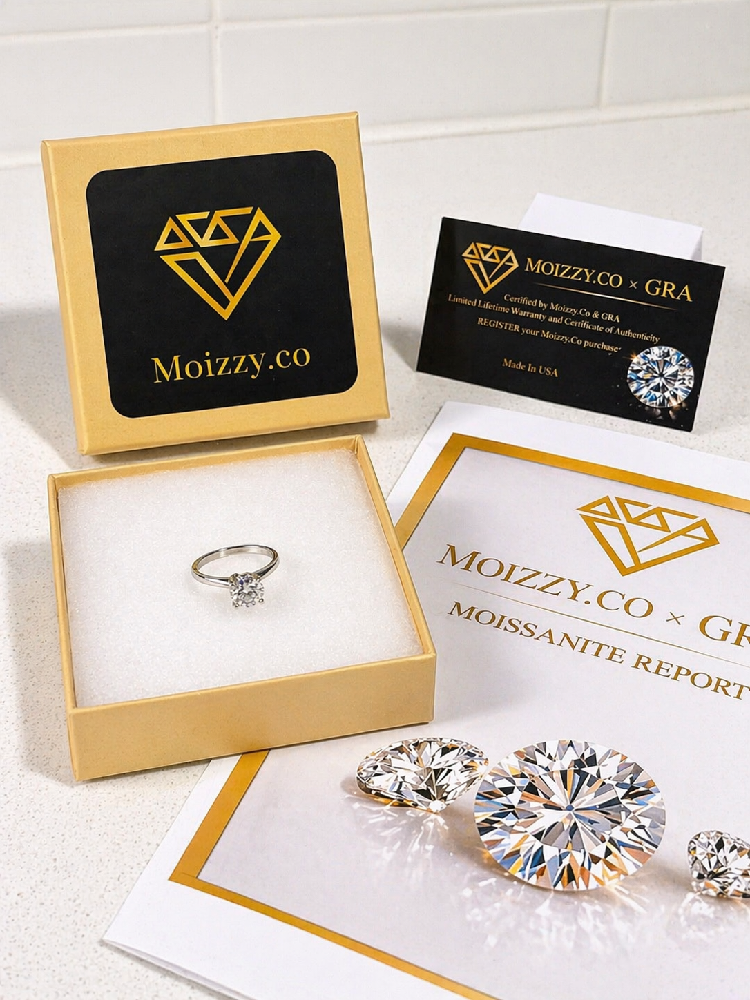 Moissanite Ring